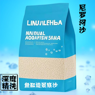 免洗底沙尼罗河沙子鱼缸造景天然河沙水草砂南美缸装饰细沙化妆沙