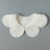 韩版 针织毛衣领小清新系带假领子百搭针织小披肩围脖女围巾装 饰领