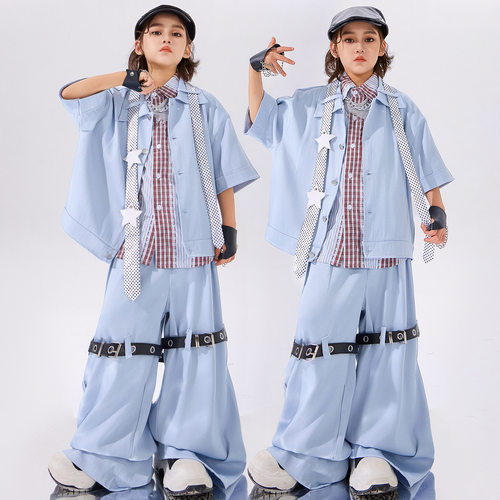 儿童街舞潮服男大童hiphop嘻哈演