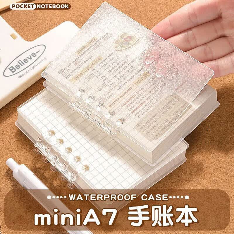 a7活页本便携学生迷你笔记本高颜值手帐本记事本单词本随身便携图片