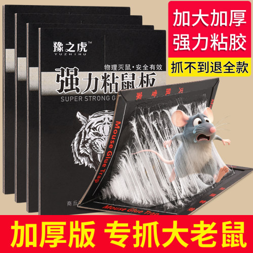 10张超大加厚强力粘鼠板家商两用