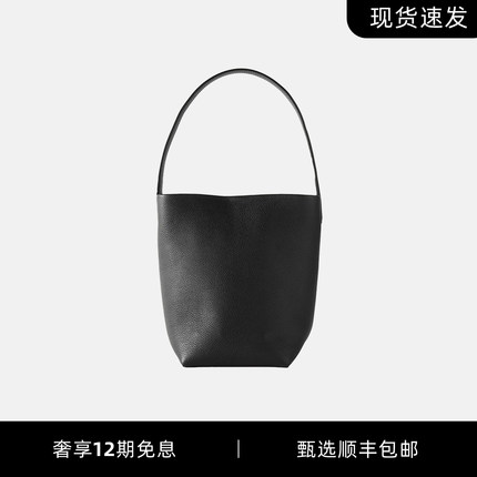 现货新款牛皮极简风水桶包单肩包大容量桶包托特包手提包手挽包女