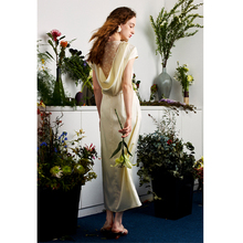 AEL法式短袖蕾丝露背连衣裙女收腰修身气质裙