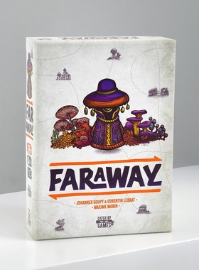 faraway遥远之地中英文桌游卡牌扑克牌多人休闲聚会儿童益智游戏