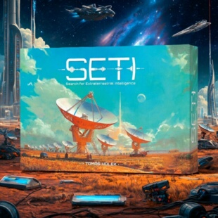 SETI地外文明英文桌游卡牌成年休闲聚会太空探索德式游戏星空觅迹