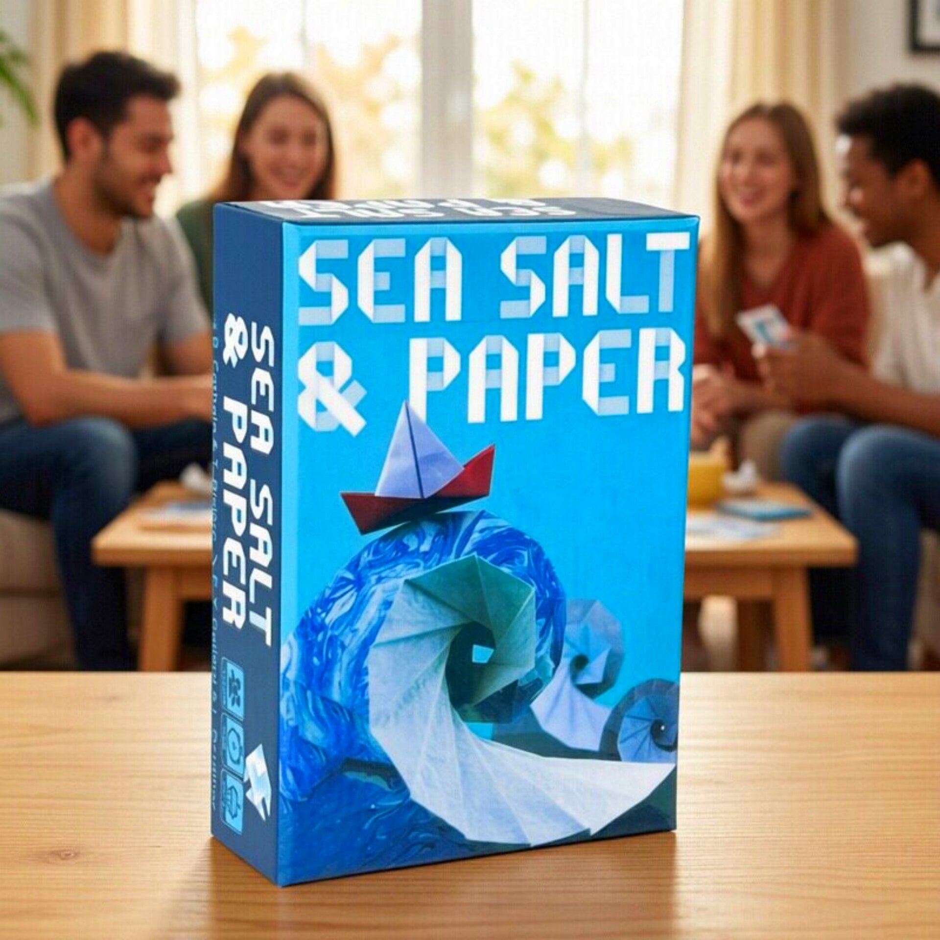Sea Salt Paper海盐折纸海洋英文桌游卡牌扑克牌休闲聚会游戏儿童