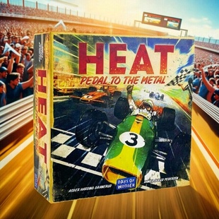 HEAT英文火爆狂飙F1赛车桌游卡牌多人竞速成年休闲聚会桌面游戏牌
