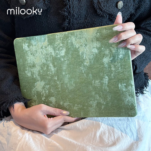 气质古典绿电脑保护套适用华为Matebook13寸保护皮壳14笔记本XPro荣耀magicbookD16外壳ultraPro麒麟X90Plus