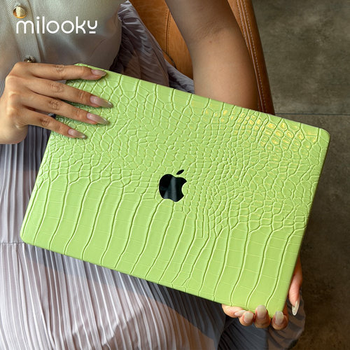 清新鳄鱼纹MacBookNeo保护壳