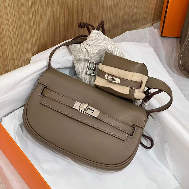 24新款女包凯莉包二合一迷你斜挎包汤圆包小包腰包真皮小挎包胸包