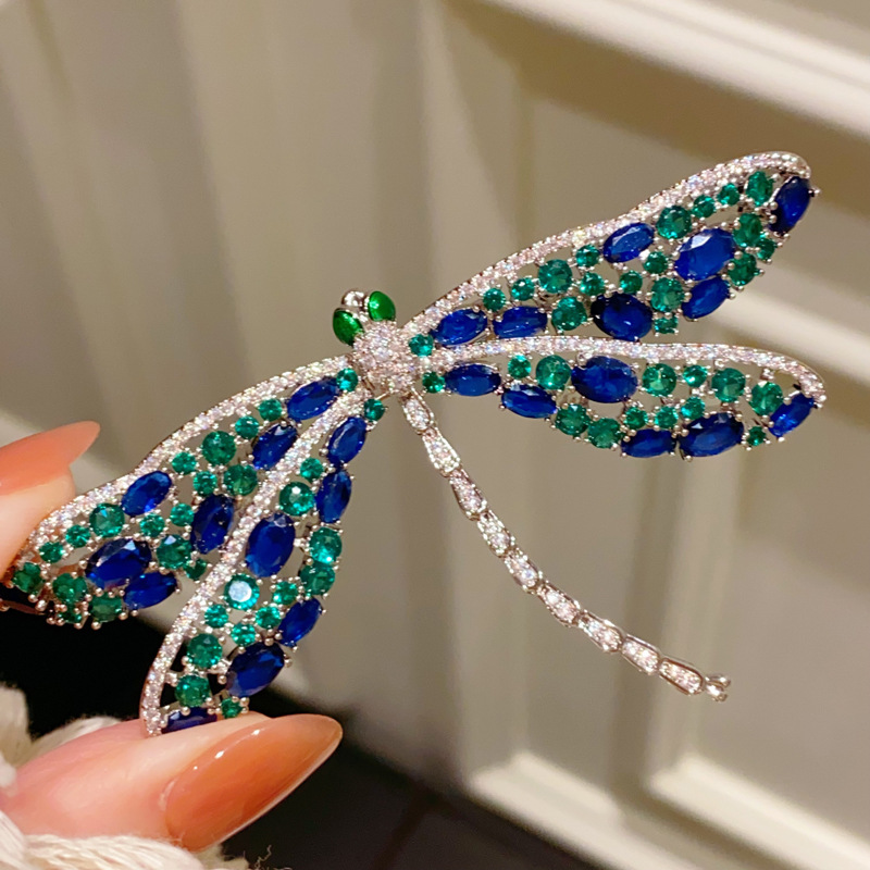 轻奢镂空蜻蜓胸针胸花