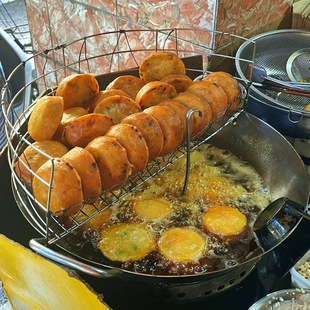 衢州油炸果 油炸糕 油墩子 油煎果 豇豆萝卜馅儿 一份5个包邮