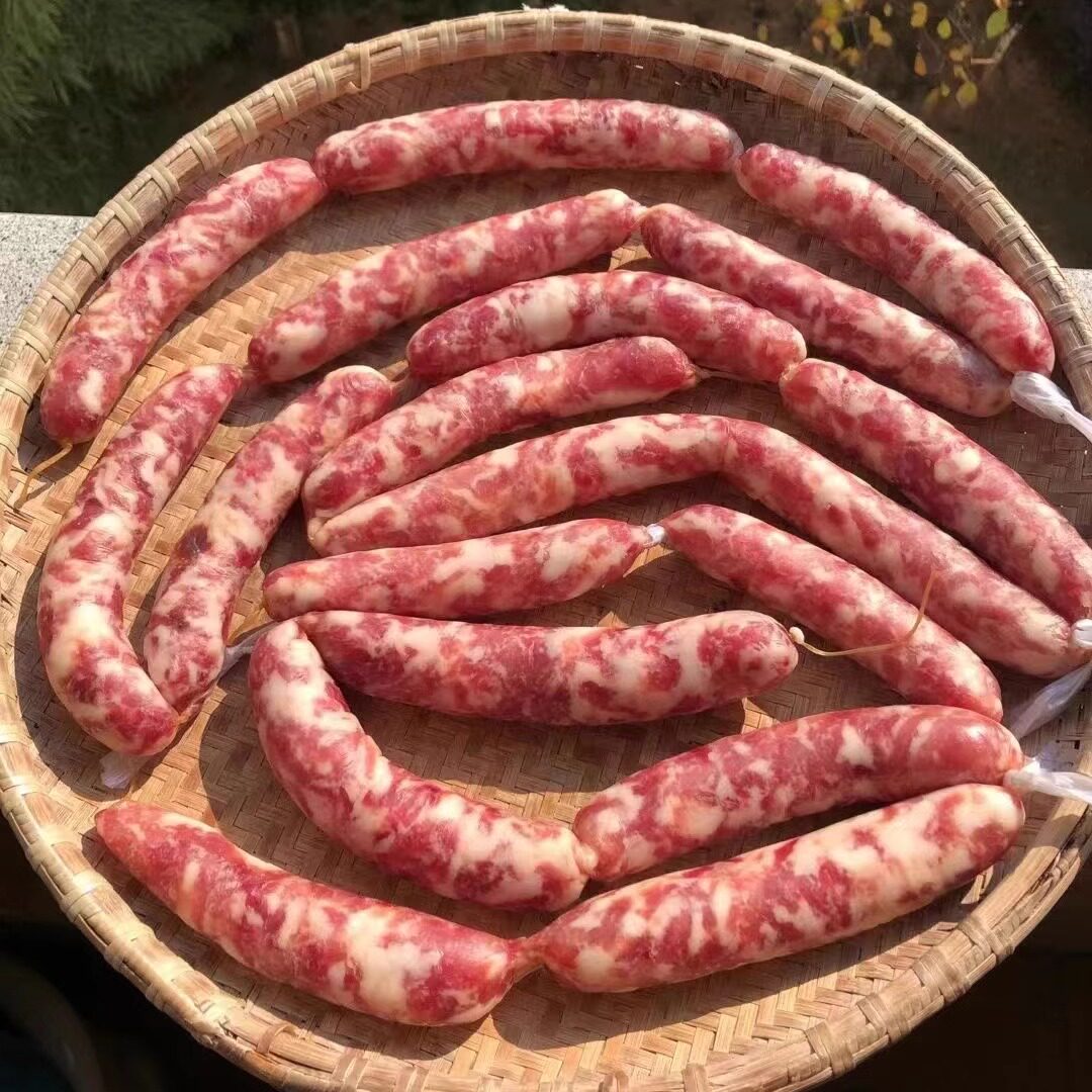 衢州腊肠真空常山腊肠手工土猪肉