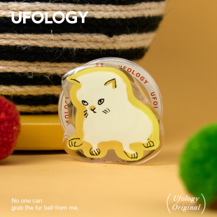 Ufology原创插画悲伤小猫咪手机磁吸支架桌面通用背贴懒人万能