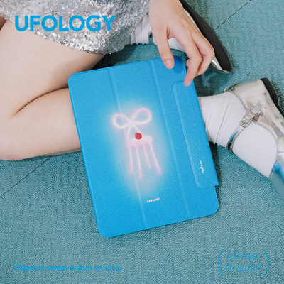 Ufology原创适用ipadair7保护壳pro2024平板mini6保护套air4/5磁吸全包air3笔槽11寸13寸苹果8/9/10/11代插画