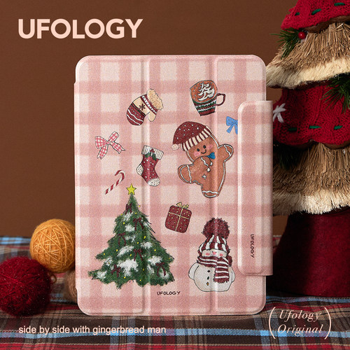 Ufology原创磁吸韩国进口菲林适用iPhone16promax手机壳15pro苹果14pro姜饼人13全包12二合一11支架新款圣诞
