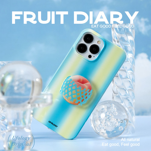 原创ins风柠檬水绿色手机壳