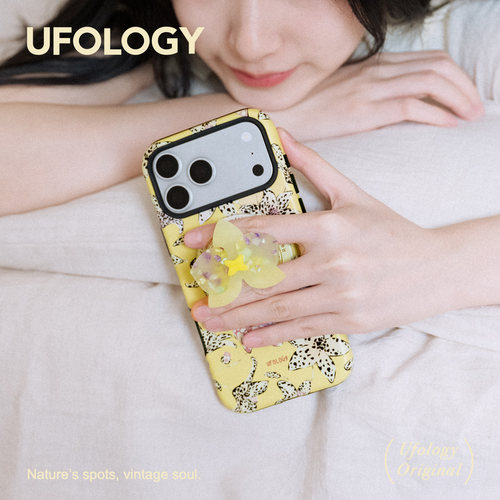Ufology原创磁吸韩国进口菲林适用iPhone17promax手机壳16pro苹果15pro春夏14pro全包13新款二合一12花朵