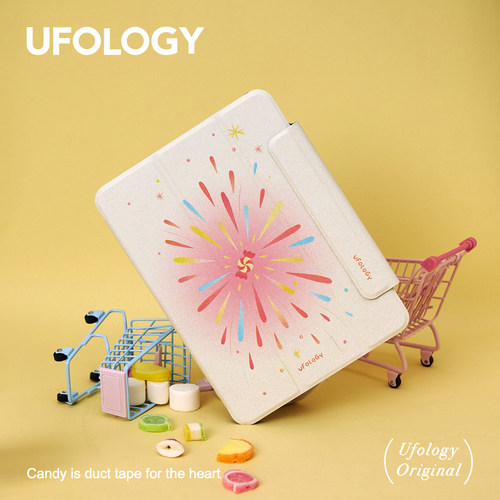 Ufology原创适用ipadpro2021保护壳2020平板mini6保护套air4/5磁吸7/8/9/10代笔槽11寸苹果air3全包磁吸创意