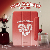 Ufology原创ipadair4 5保护套2022壳平板壳mini6爱心2021兔子2020双面2018磁吸ipad9苹果air6笔槽11寸13寸