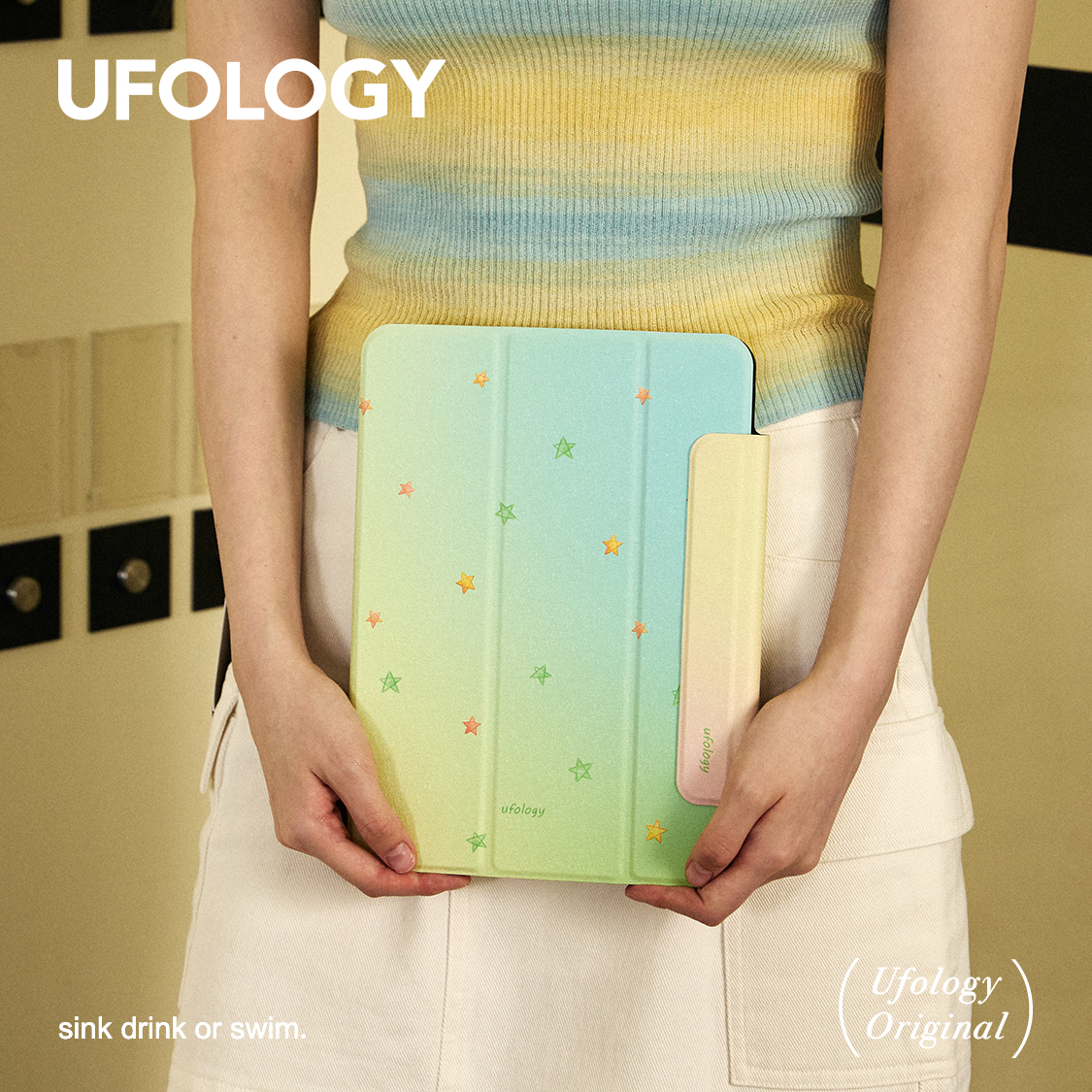 Ufology原创适用ipadair6保护套2024pro11寸平板mini6保护壳air5磁吸10代9代全包mini6笔槽air3星星2022苹果