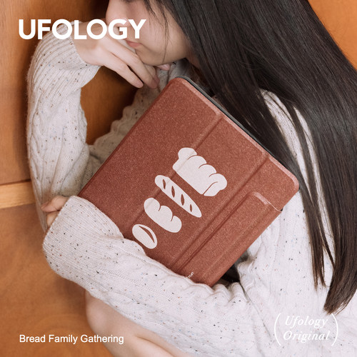 Ufology原创适用ipadair7保护壳pro11寸平板mini6/7保护套air4/5/6磁吸全包笔槽13寸苹果8/9/10/11代面包秋冬