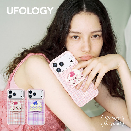 Ufology原创磁吸液态硅胶18promax适用iPhone17promax手机壳16pro苹果15pro全包新款软壳支架高级女格纹