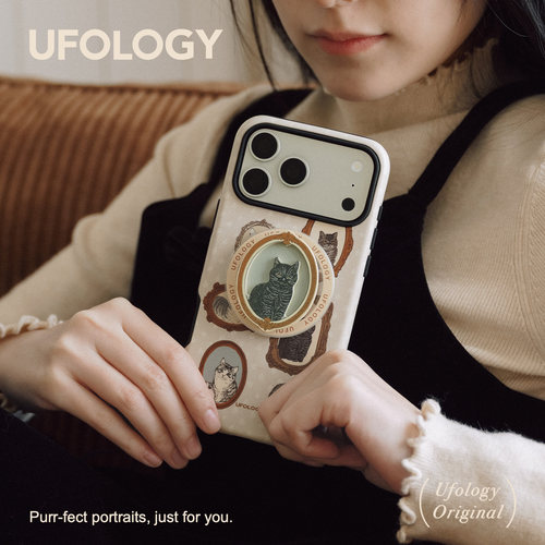 Ufology原创磁吸韩国进口菲林适用iPhone17promax手机壳16pro苹果15pro相框猫咪14pro全包13新款二合一12