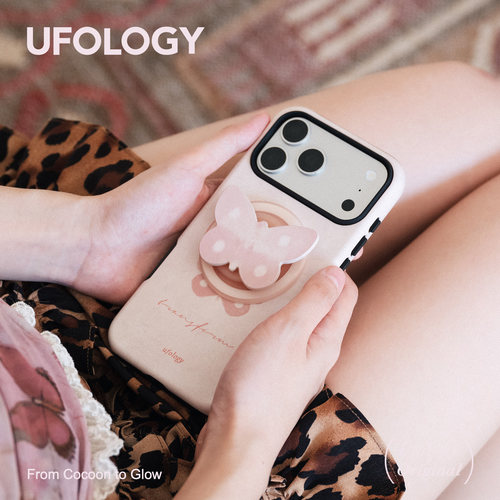 Ufology原创磁吸韩国进口菲林适用iPhone17promax手机壳16pro苹果15pro蝴蝶14pro全包13新款二合一12蝴蝶春季