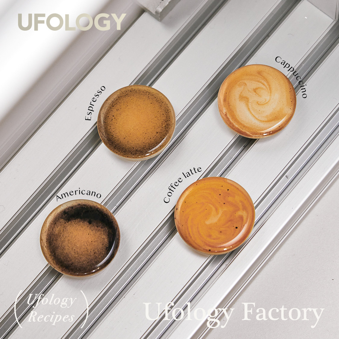 Ufology原创咖啡拉花气囊支架桌面懒人滴胶旋转伸缩折叠粘贴
