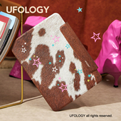 Ufology原创ipadair4 5平板保护套2021壳2020双面磁吸mini6奶牛纹ipadair6苹果pro2024全包11寸13寸