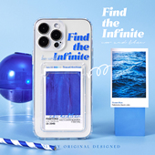 原创卡包16promax适用iphone13promax手机壳苹果14透明12卡片蓝照片软卡槽15promax高级全包