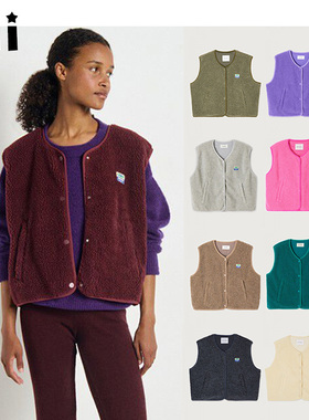 Kii部分现货代购Amercian Vintage摇粒绒女式夹克马甲背心Hoktown