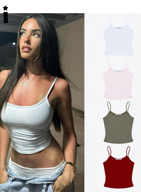 Kii正品现货Tankair吊带Bella小包子心同款背心上衣百搭高弹上衣