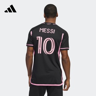 球衣男装 夏季 速干足球短袖 迈阿密国际客场球员版 adidas阿迪达斯