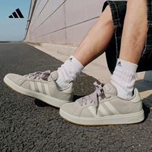 「面包鞋」GRAND COURT BASE 00s休闲低帮板鞋男女adidas阿迪达斯