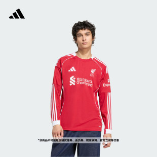 利物浦球迷版主场速干足球长袖球衣男装春季adidas阿迪达斯