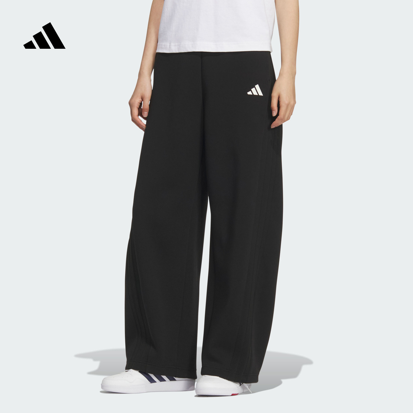 阿迪达斯系列女宽松休闲香蕉裤