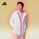 600蓬保暖连帽鸭绒羽绒服男女同款 adidas阿迪达斯官方轻运动