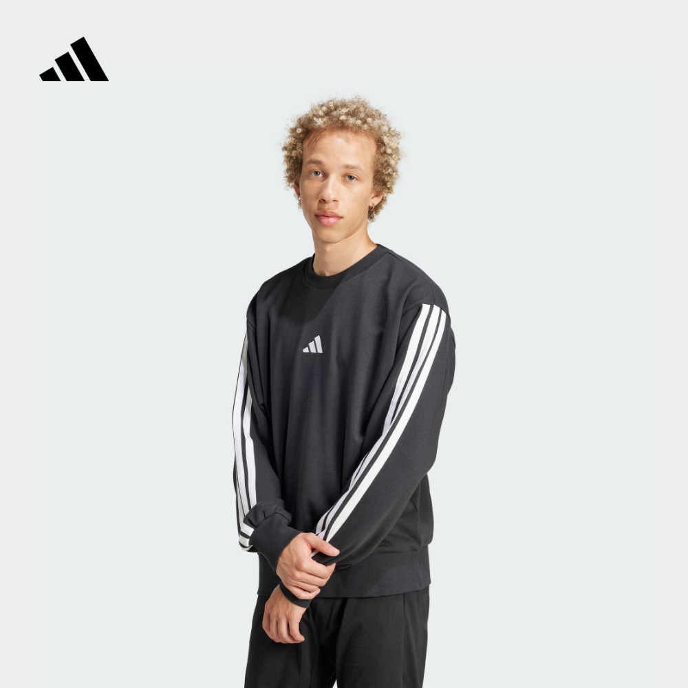 阿迪达斯易用系男圆领套头卫衣