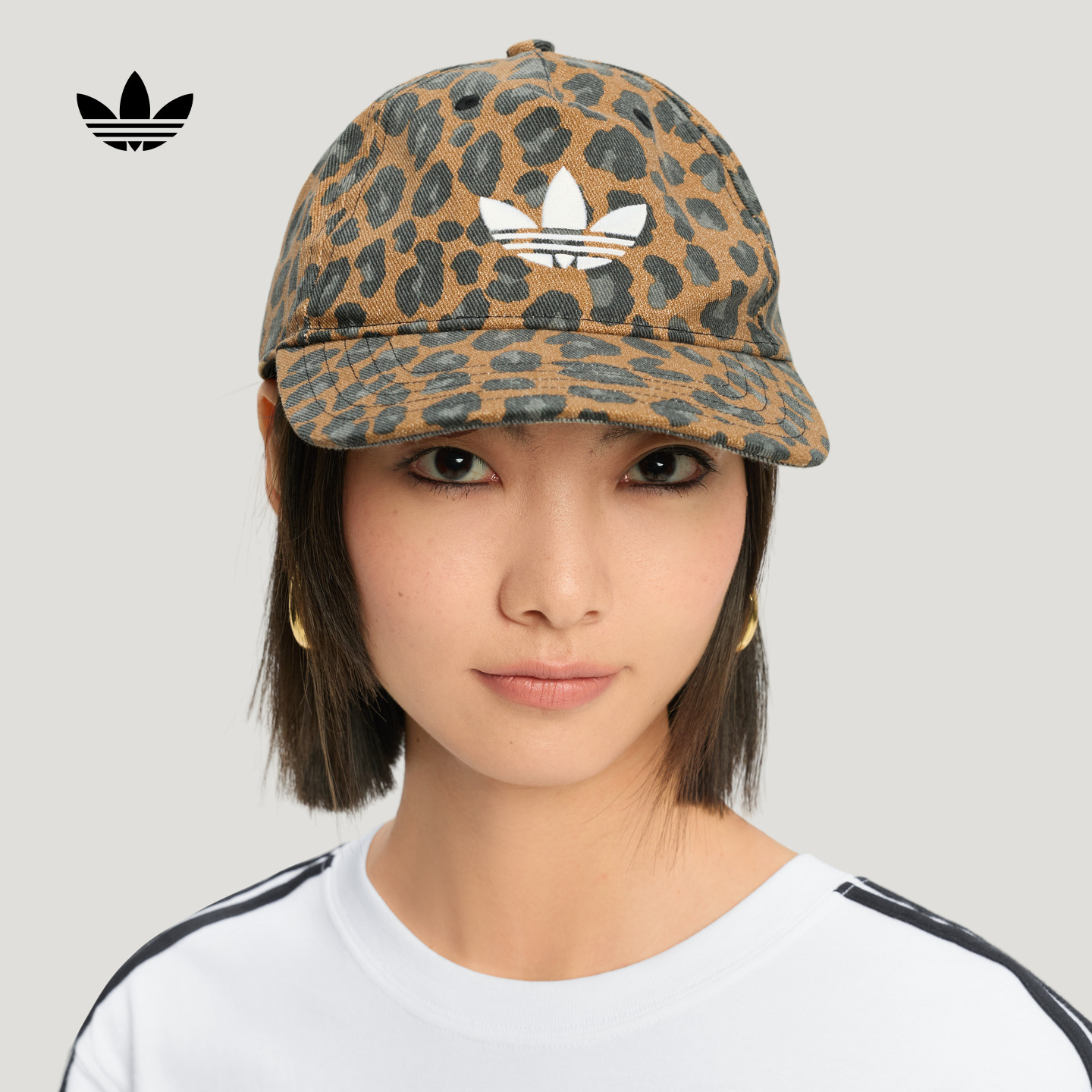 阿迪达斯三叶草男女运动遮阳帽子