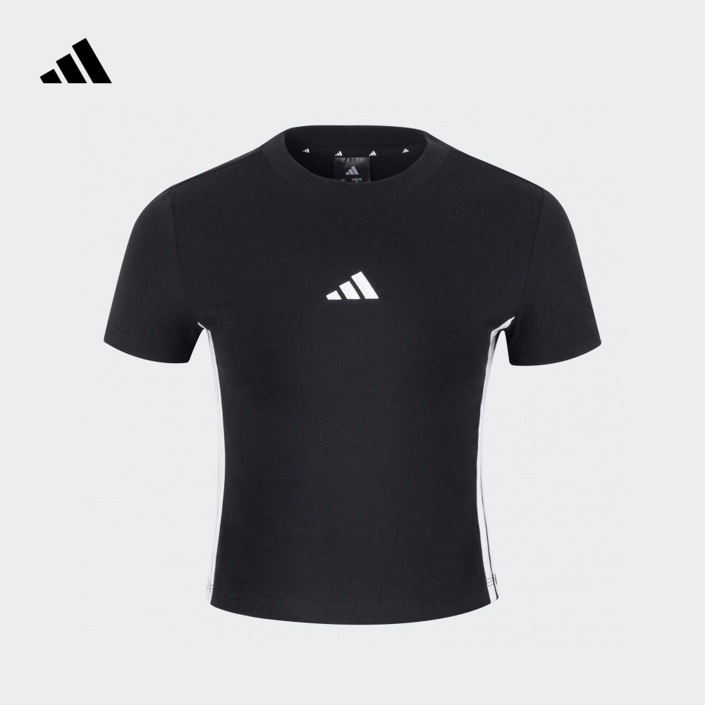 易用系休闲修身上衣短袖T恤女装夏季adidas阿迪达斯官方轻运动,运动服/休闲服装,运动T恤,淘宝优惠券,粉丝福利购,淘宝优惠卷