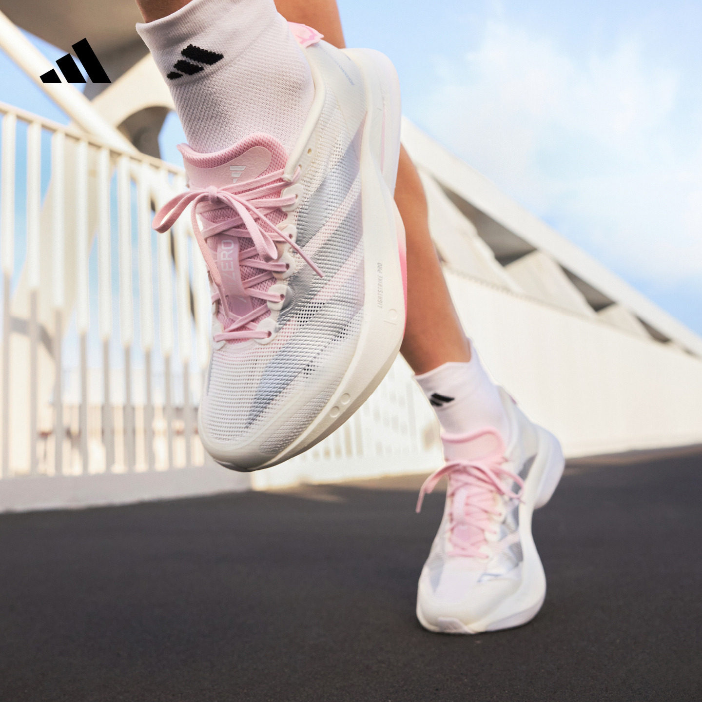 ADIZERO BOSTON 13马拉松专业竞速玻纤柱跑鞋女adidas阿迪达斯