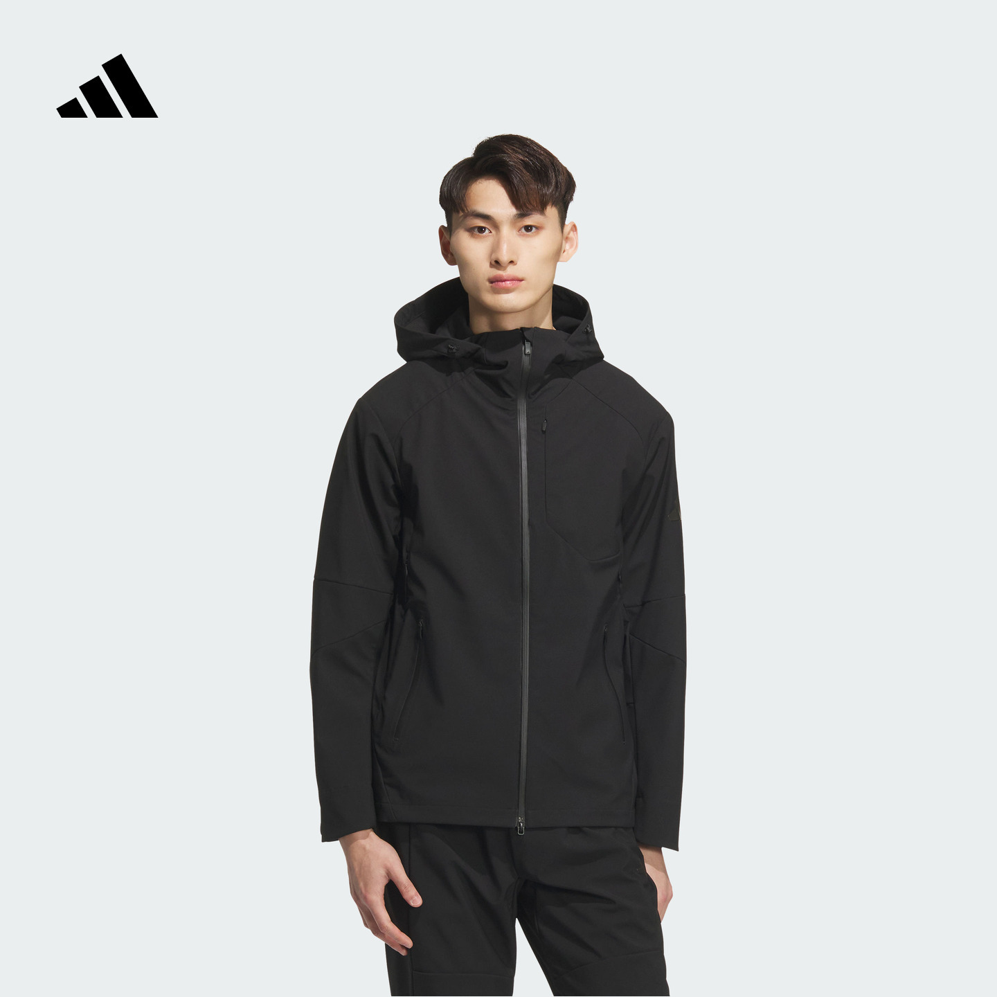 阿迪达斯男子连帽夹克外套