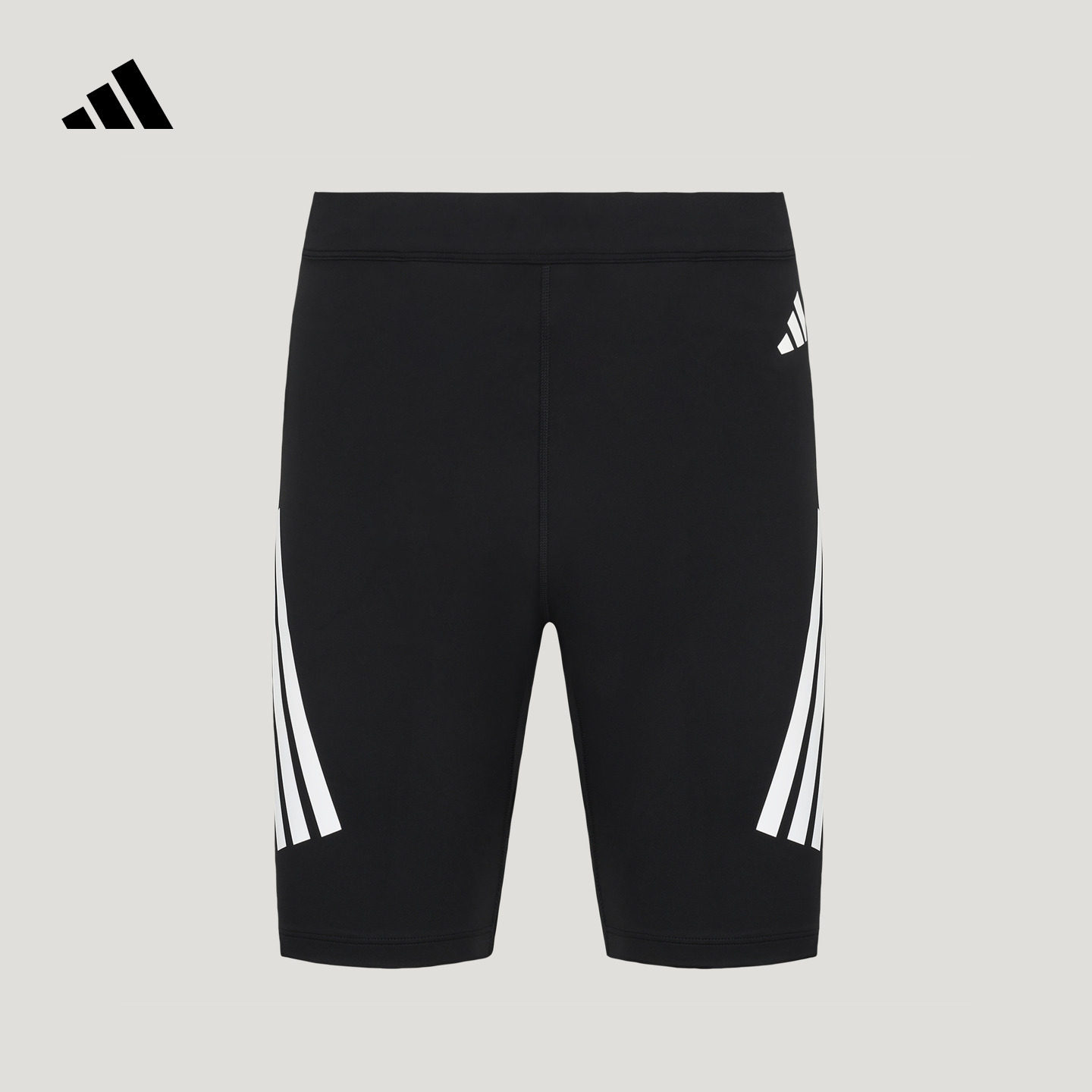 速干舒适三条纹跑步运动紧身短裤男装新款adidas阿迪达斯官方