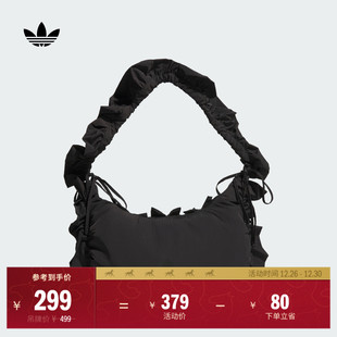 运动大号荷叶花边两用包手提包拎包女子adidas阿迪达斯三叶草