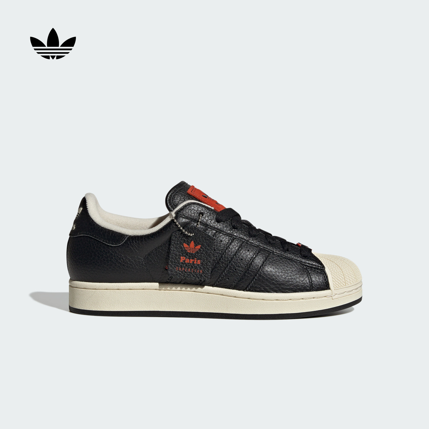 阿迪达斯三叶草男女贝壳头板鞋