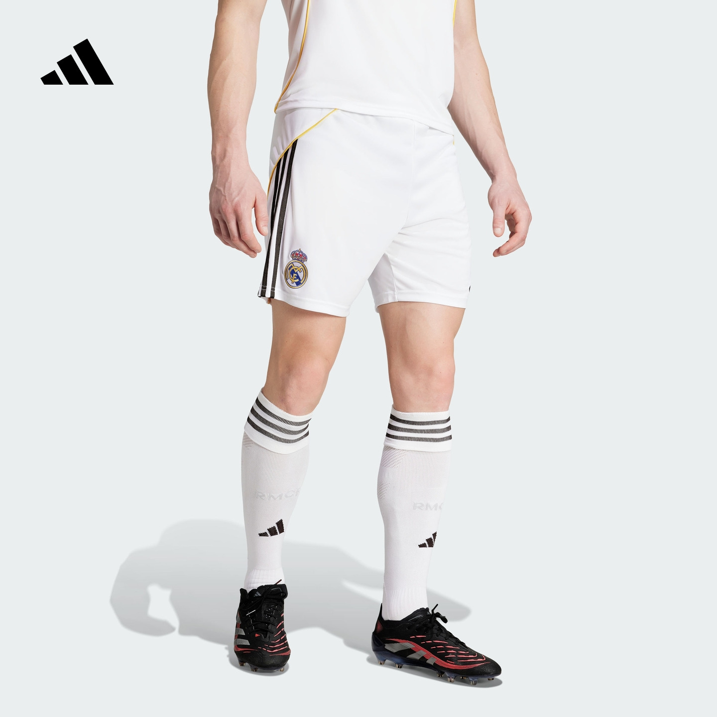 皇家马德里球迷版主场足球运动短裤男夏季新款adidas阿迪达斯官方