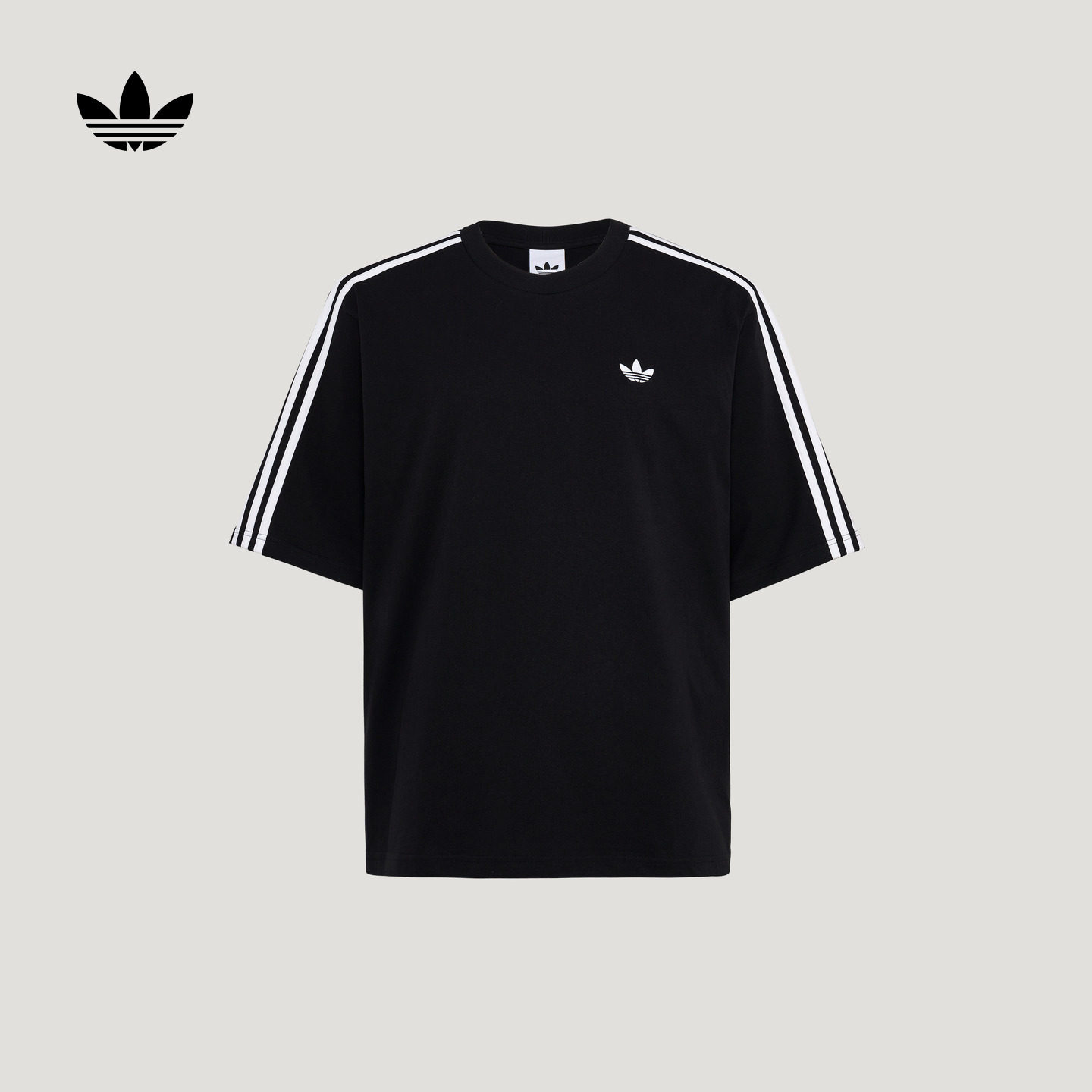 舒适纯棉运动短袖T恤男装新款adidas阿迪达斯官方三叶草KG6334