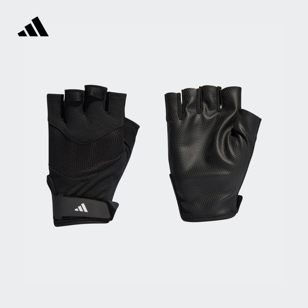 阿迪达斯男女魔术贴运动健身手套